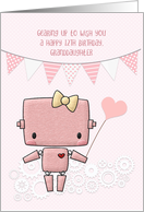 Granddaughter 12th Birthday Girl Robot card