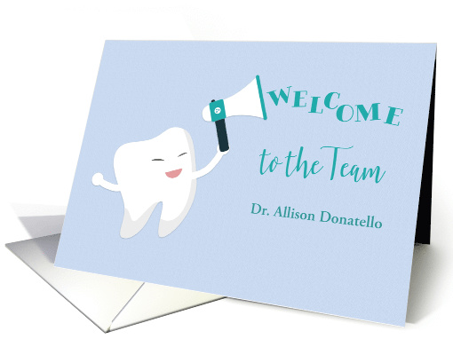 Customize For Dentist Welcome to the Team card (1549330)