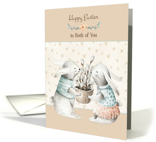 For Both of You Easter Bunny Pair card (1558482)