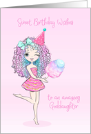 Birthday For Goddaughter Sassy Young Adult card