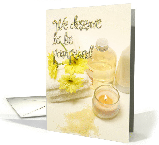 Spa Day Invitation card (182414)