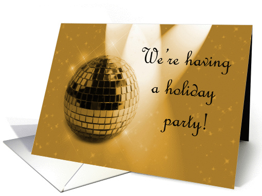 Holiday Party Invitation card (184545)