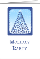 Snowflake Tree Invitation card