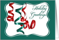 Christmas Ribbon card