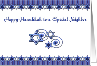 Happy Hanukkah Neighbor card