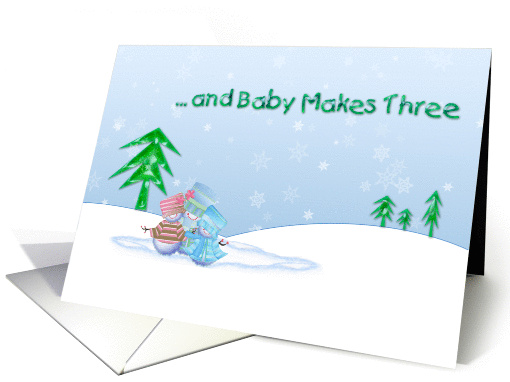 Christmas Expecting Baby card (319432)