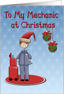 Merry Christmas Mechanic card
