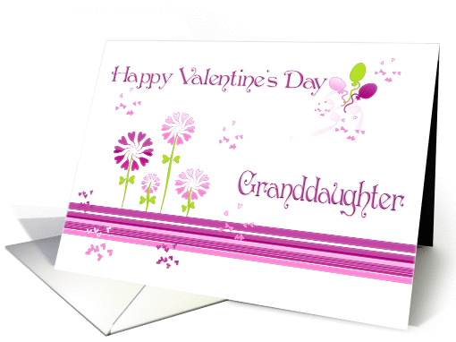 Valentine Granddaughter card (343690)