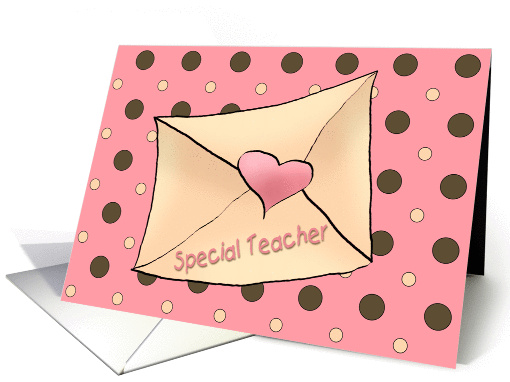 Valentine Teacher card (343960)