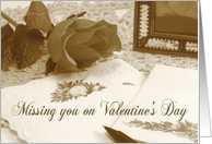 Valentine’s Day Missing You card