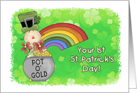 Baby’s 1st St. Patrick’s Day card