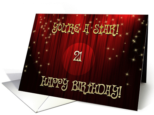 Happy Birthday Stage 21 card (361614)