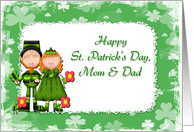 St. Patrick’s Day Mom Dad card