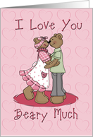 Valentine Bears card