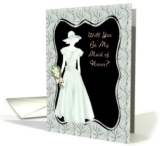 Will You Be My Maid of Honor Green card (397635)