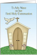 Communion Niece card
