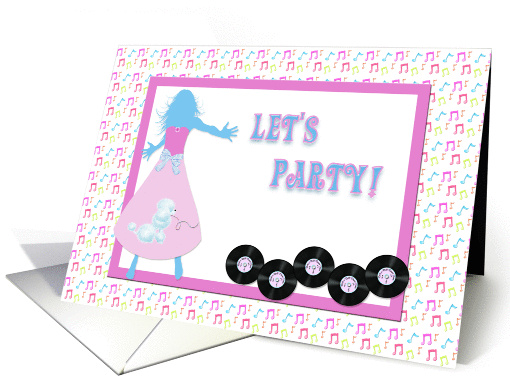 Retro Party Invitation card (417899)