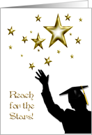 Graduate Congratulations Stars Male card