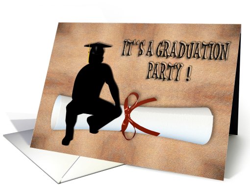 Graduation Party Male card (422364)