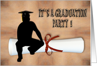 Graduation Party Male card