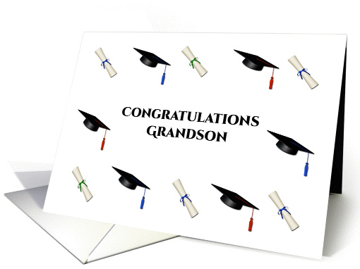 Congratulations Graduate Grandson card (430280)
