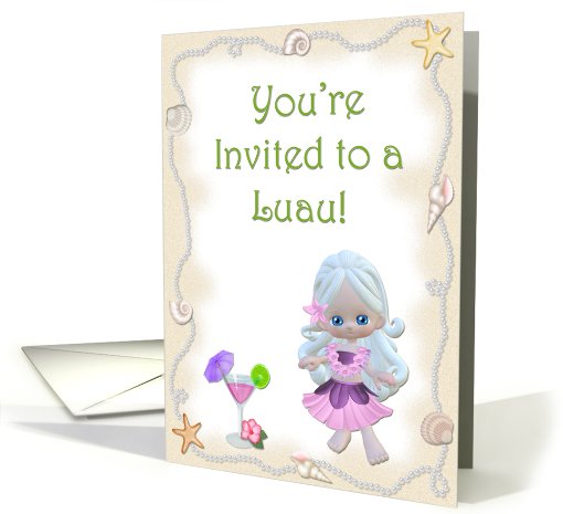 Luau Invitation card (449067)