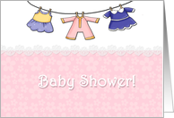 Baby Shower Girl Invitation card