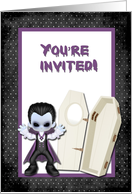 Halloween Vampire Invitation card