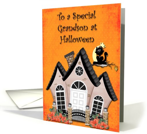 Halloween Grandson card (476023)