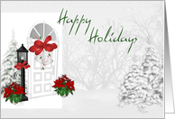 Winter Holiday Home card