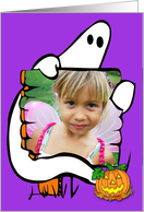Halloween Ghost Photo Card