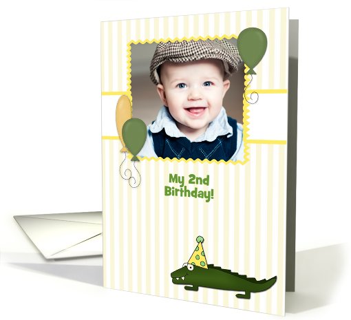 Alligator Birthday Photo card (854209)