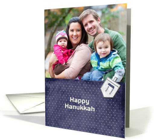 Hanukkah Dreidel card (859048)