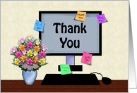 Thank You, Desktop, Administrative Professional Day card