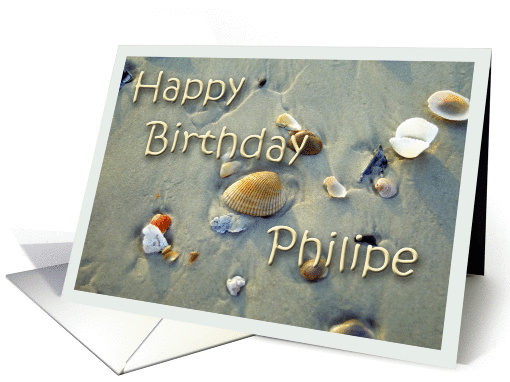 Happy Birthday Philipe card (243530)