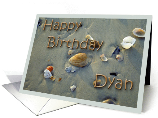 Happy Birthday Dyan card (243960)