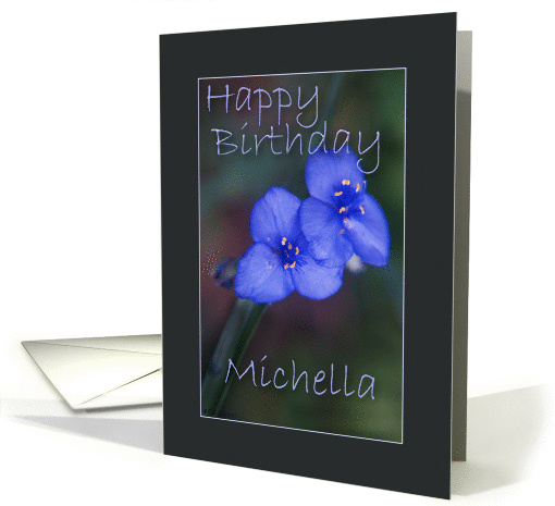 Happy Birthday Michella card (248695)
