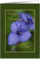 Happy Birthday Faye card
