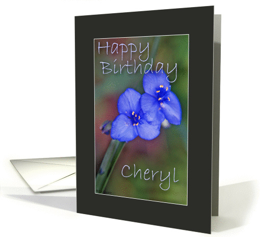 Happy Birthday Cheryl card (272686)