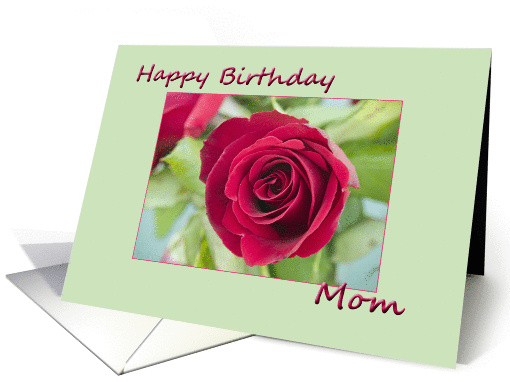 Happy Birthday Mom card (298397)