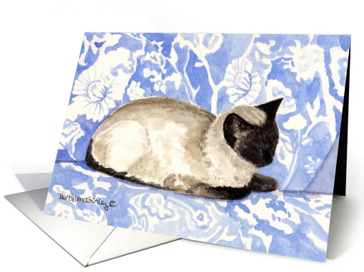 Siamese Cat card (179648)