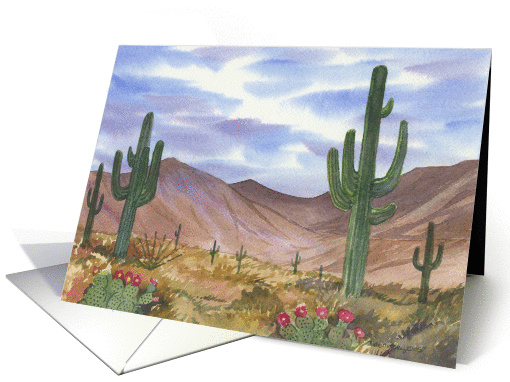 Southwest Cactus card (181147)