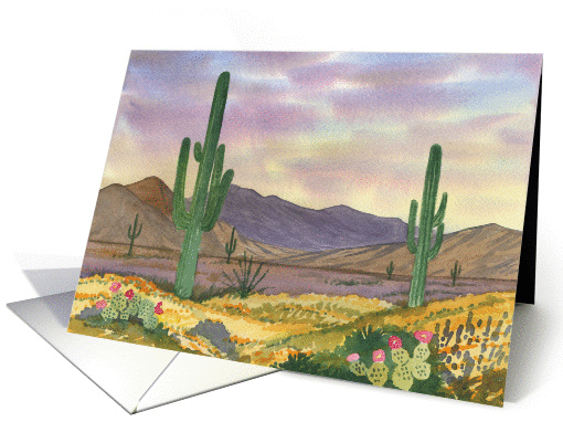 Southwest Cactus card (181163)