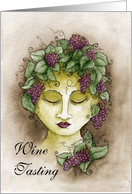 Vineyard Nymph Wine Tasting Invitation card