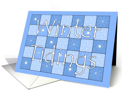 Winter Tidings Snowflake card (527449)