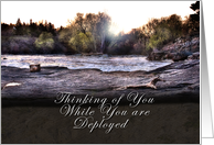 Thinking of You, Deployed, Outdoor Scene card