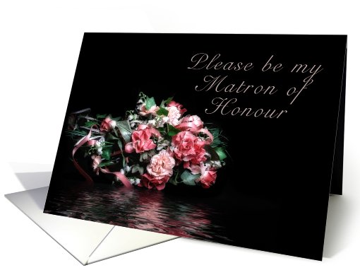 Please be My Matron of Honour, Bouquet of Flowers with... (627227)