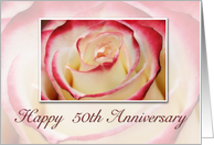 50th Anniversary, Rose card