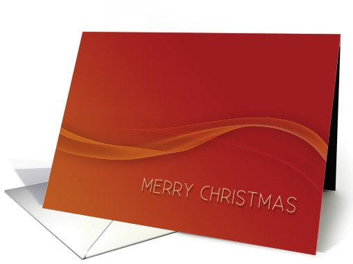 Merry Christmas, Photocard, Red and Orange card (729852)
