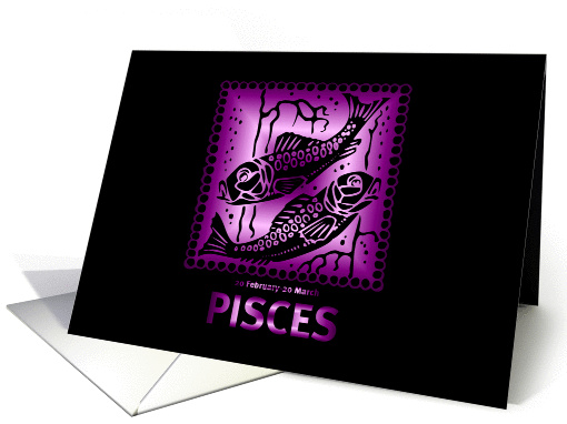 Birthday - Pisces
 card (207159)